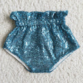 Baby girls sequined bummies