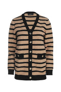Barbara Monogram Cardigan - Brown