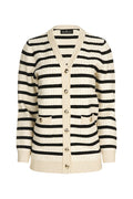 Barbara Monogram Cardigan - Nautical