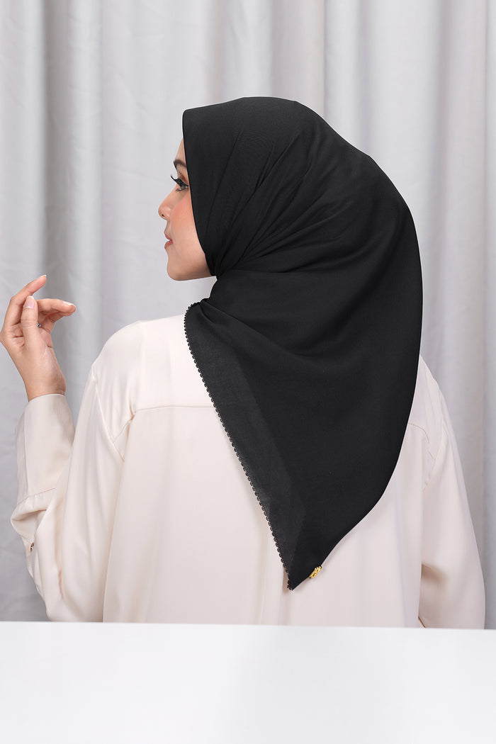 Basic Scarf - Jet Black