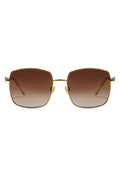 Becca Titanium Sunglasses - Gradient Brown