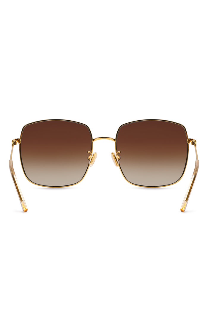 Becca Titanium Sunglasses - Gradient Brown