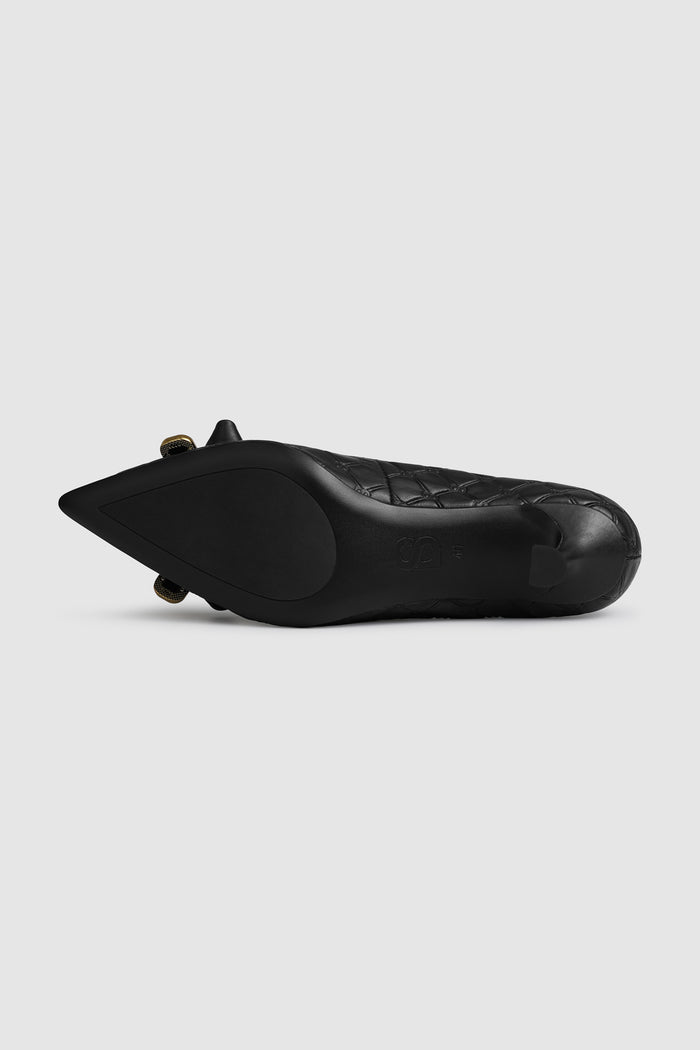 Beverly Bow Heels - Black