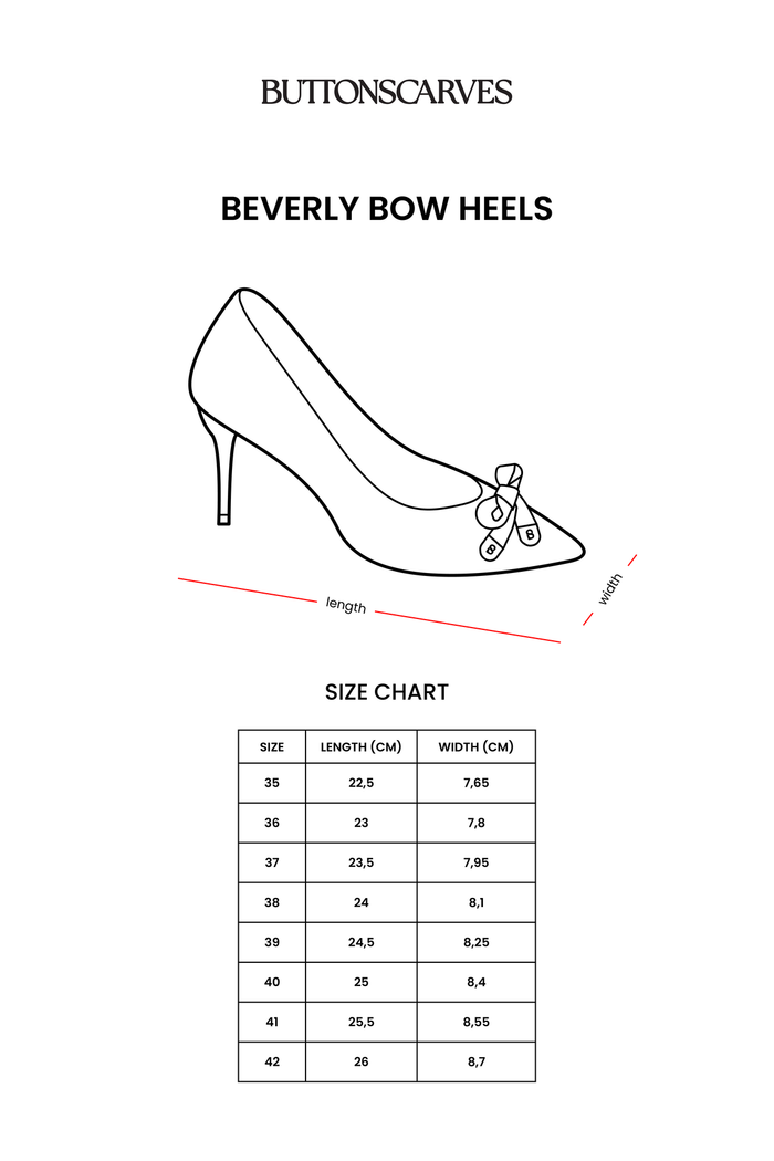 Beverly Bow Heels - Black