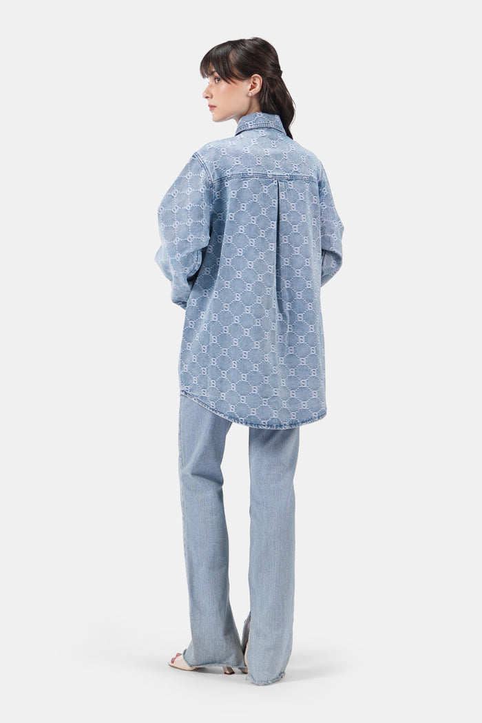 Beverly Denim Shirt - Light Blue