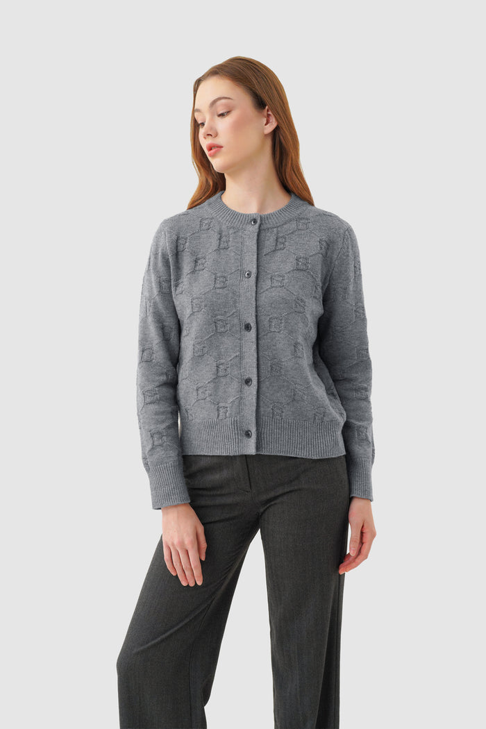 Beverly Knit Cardigan - Grey