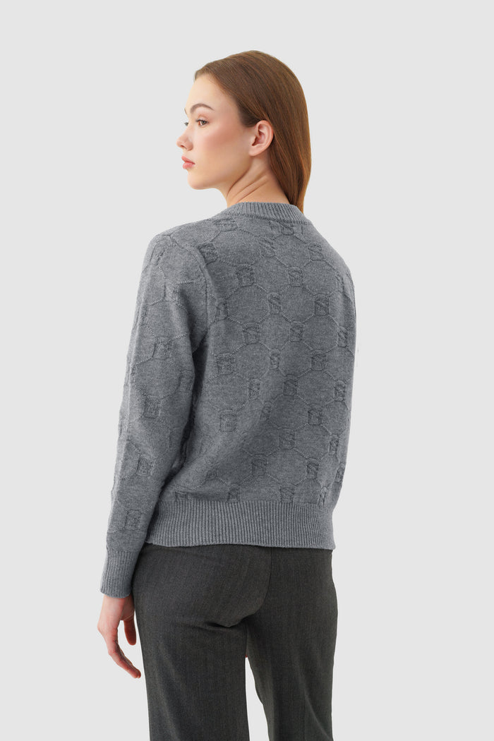 Beverly Knit Cardigan - Grey
