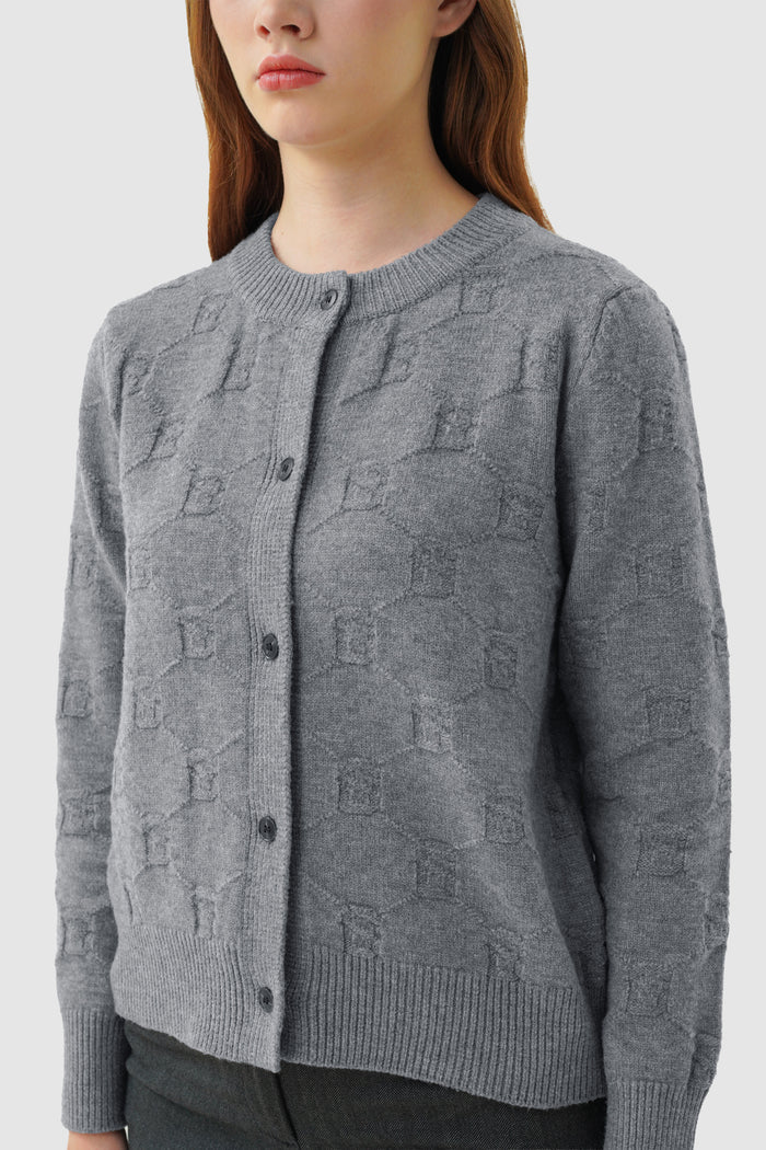 Beverly Knit Cardigan - Grey