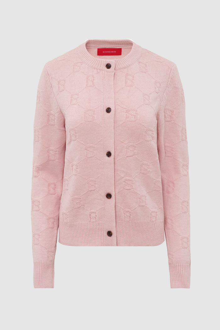 Beverly Knit Cardigan - Pink