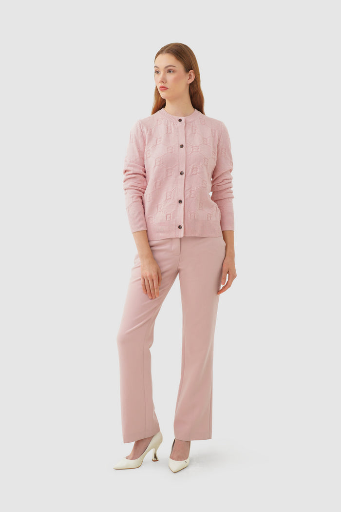 Beverly Knit Cardigan - Pink
