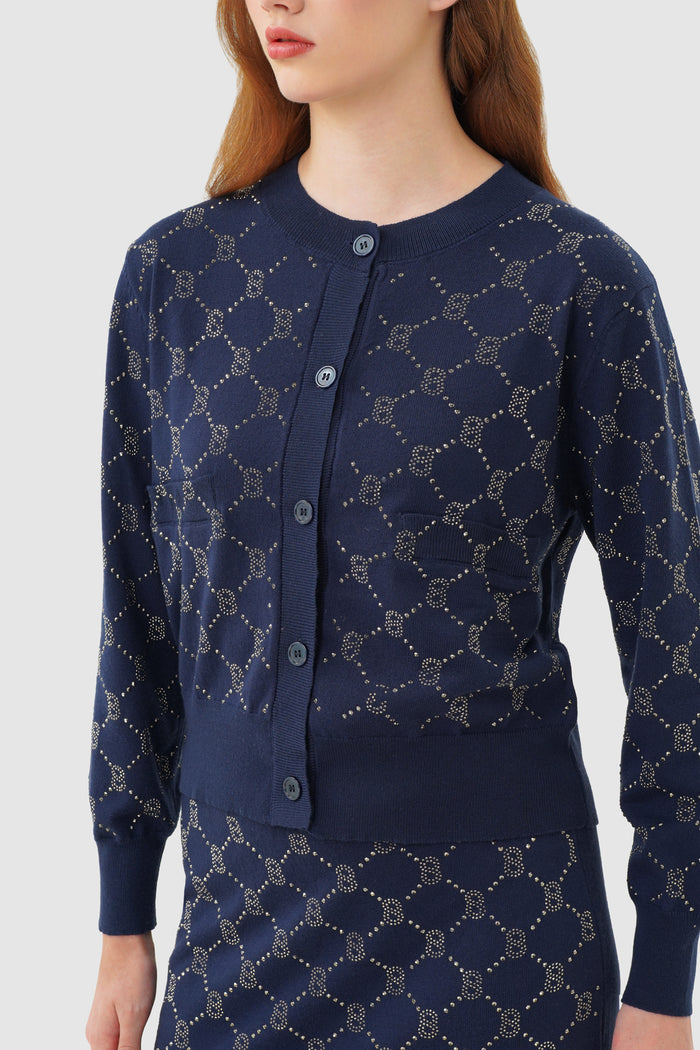 Beverly Knit Set - Navy
