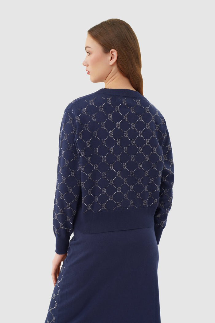 Beverly Knit Set - Navy
