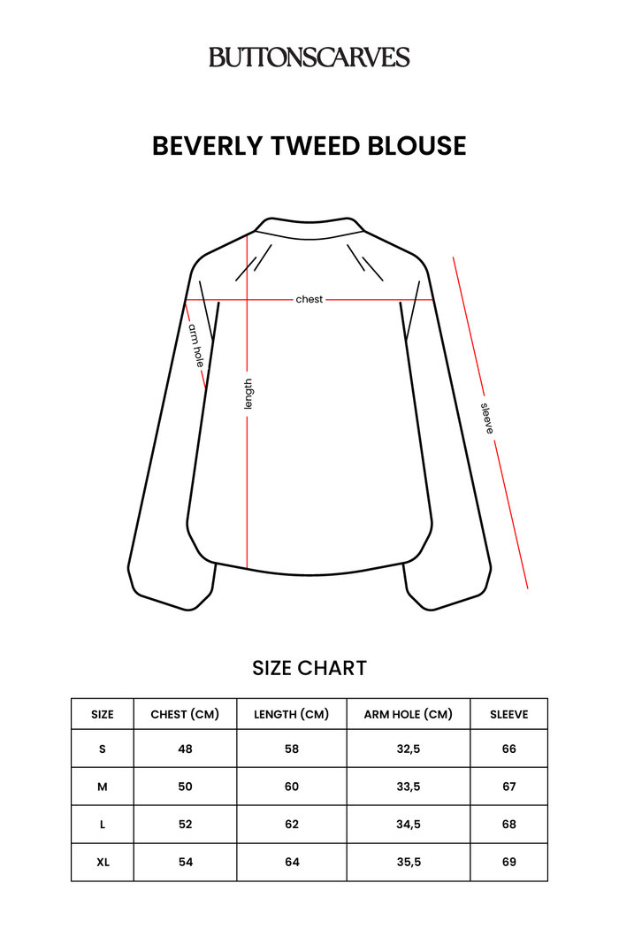 Beverly Tweed Blouse - Eclipse