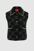 Beverly Tweed Vest - Eclipse