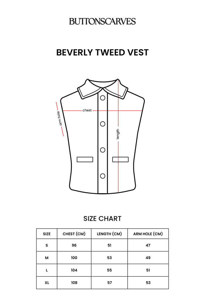 Beverly Tweed Vest - Eclipse