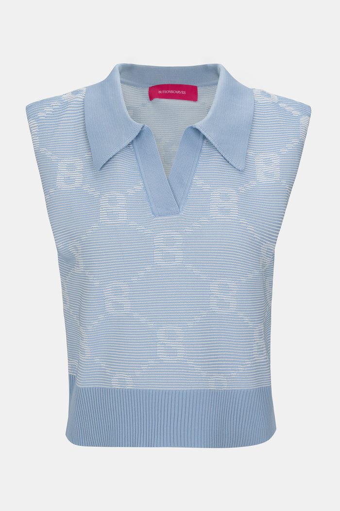 Beverly Vest - Blue