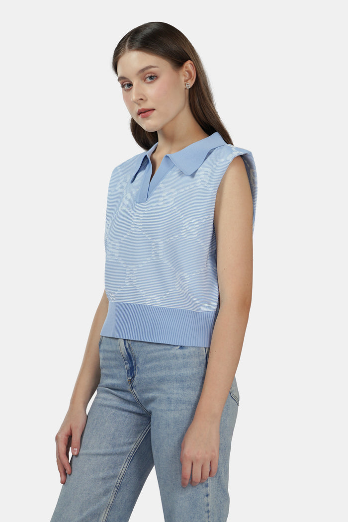 Beverly Vest - Blue