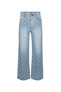 Beverly Wide Leg High-Rise Jeans - Light Blue