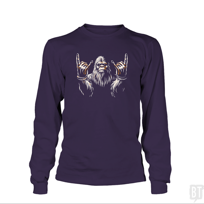 Bigfoot Rock On Long Sleeve