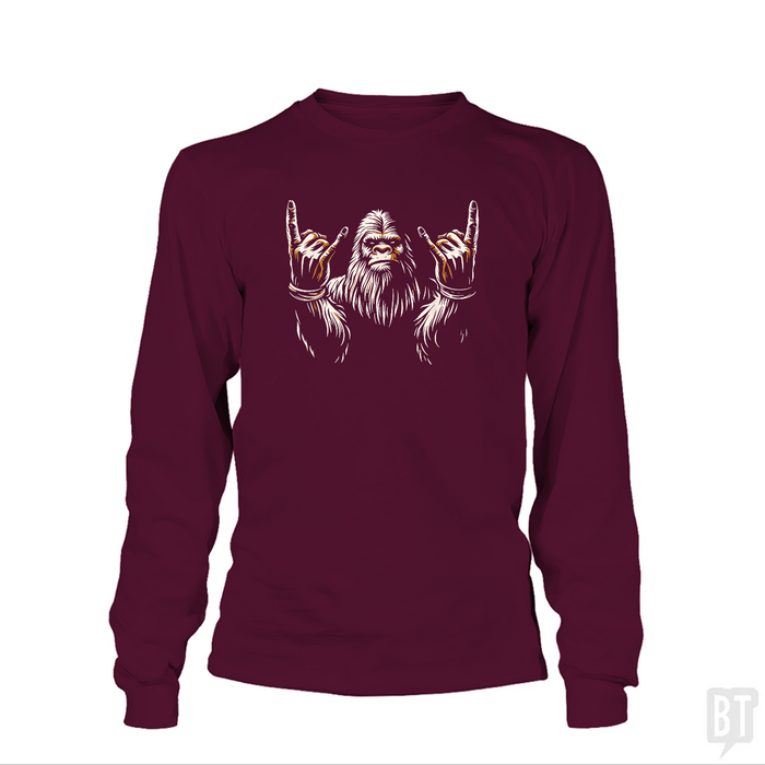 Bigfoot Rock On Long Sleeve