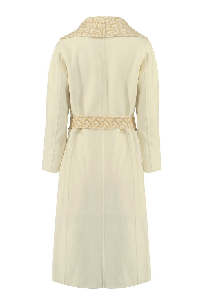 Bimu Double Face Coat - Antique White