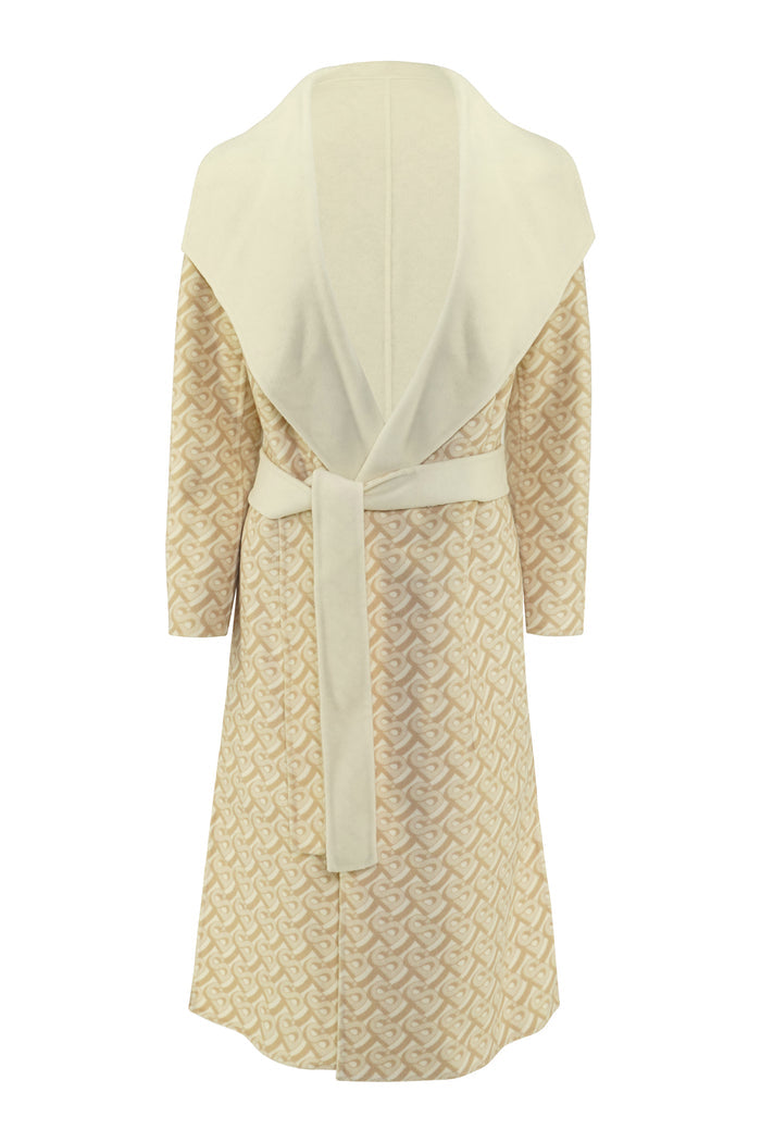 Bimu Double Face Coat - Antique White