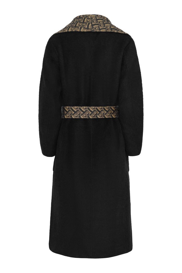 Bimu Double Face Coat - Black