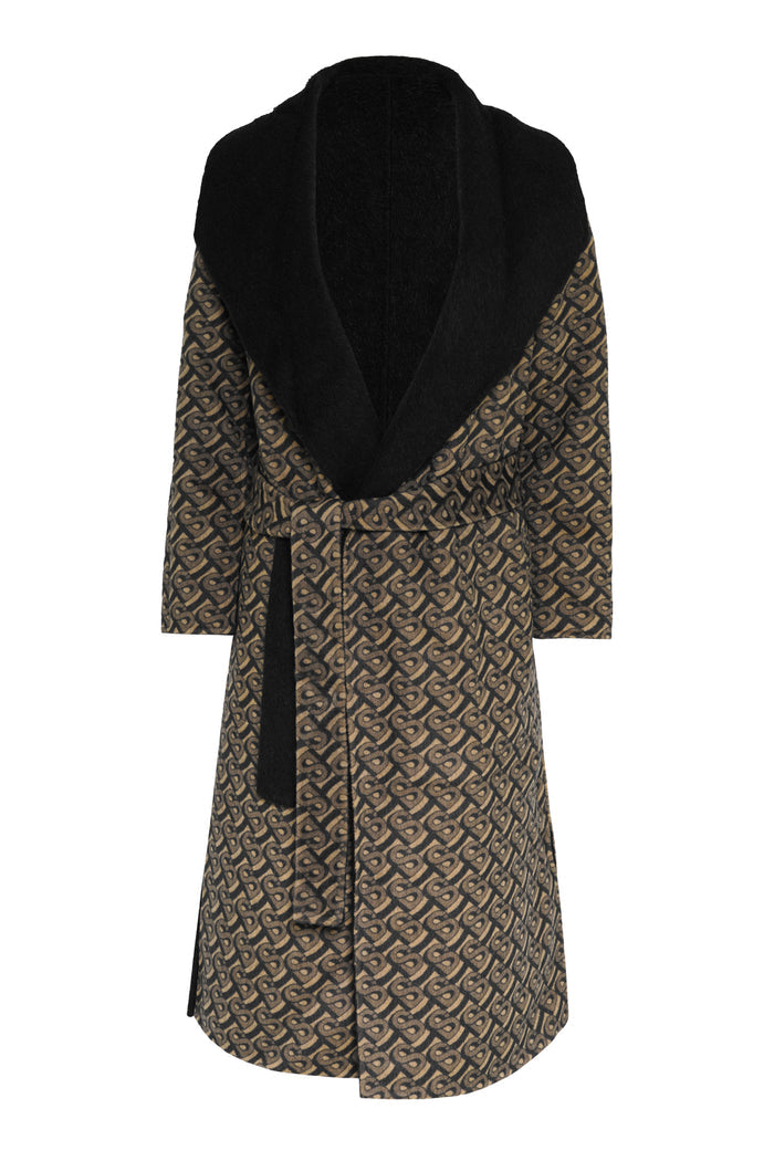 Bimu Double Face Coat - Black