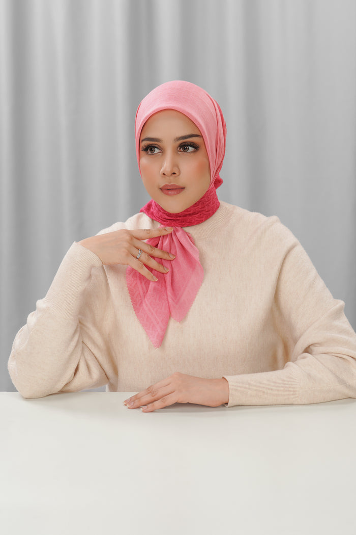 bimu horizon square scarf in carina by buttonscarves front view
