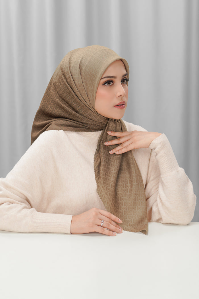 bimu horizon square scarf in jupiter by buttonscarves front view