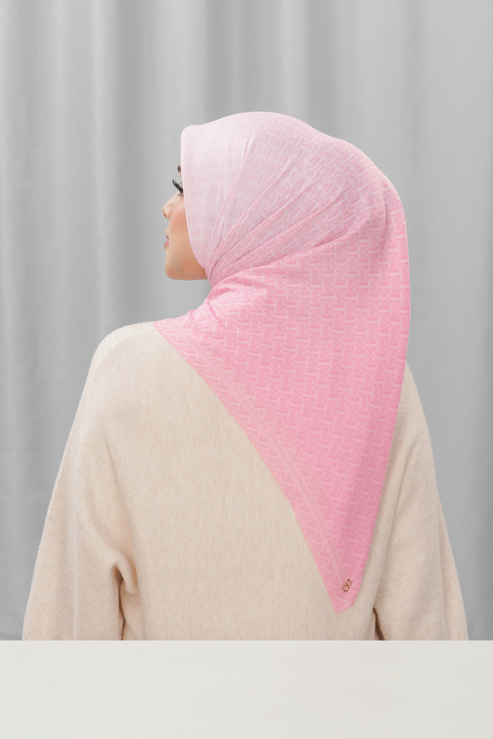 bimu horizon square scarf in lyra by buttonscarves back view