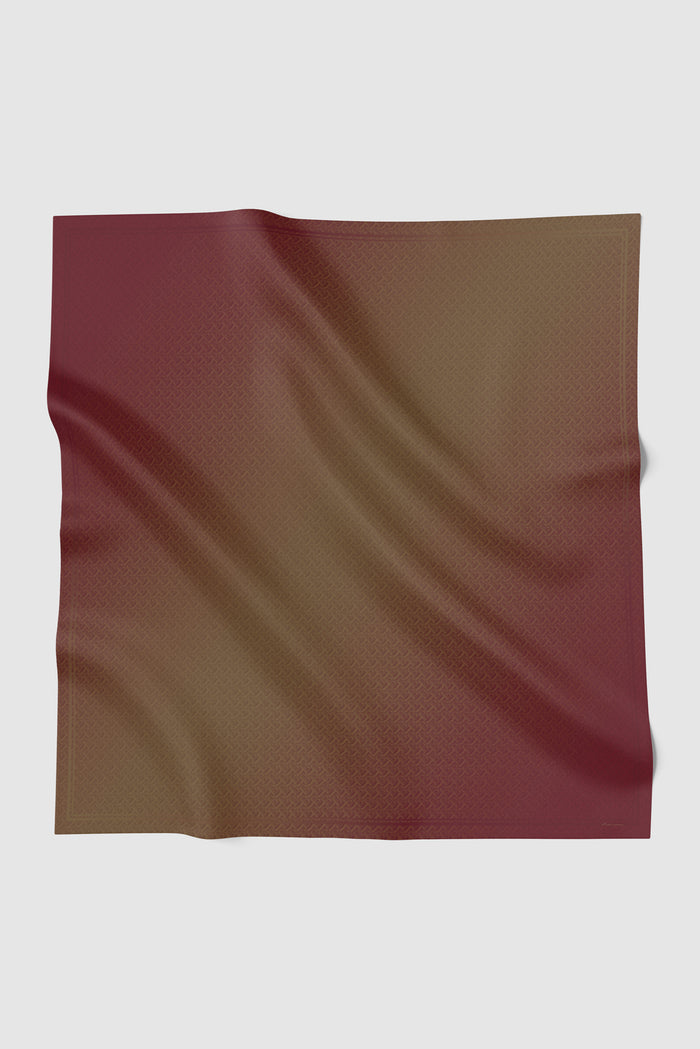 bimu horizon square scarf in mars by buttonscarves