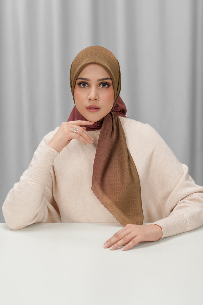 bimu horizon square scarf in mars by buttonscarves