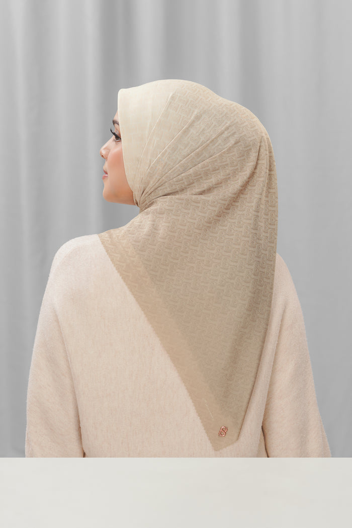 bimu horizon square scarf in saturn by buttonscarves back view