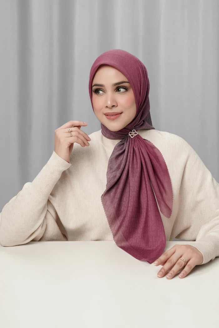 bimu horizon square scarf in vela by buttonscarves front view