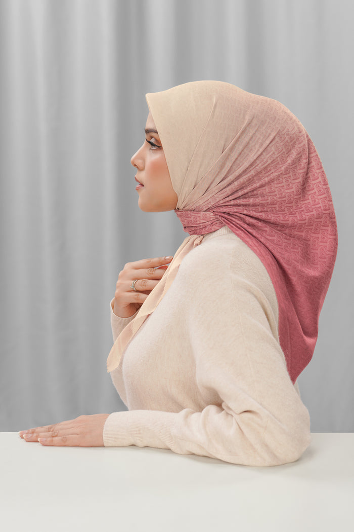 bimu horizon square scarf in venus by buttonscarves side view