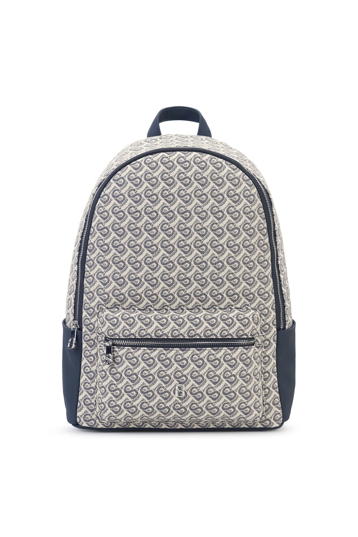 Bimu Jacquard Backpack Large - Navy