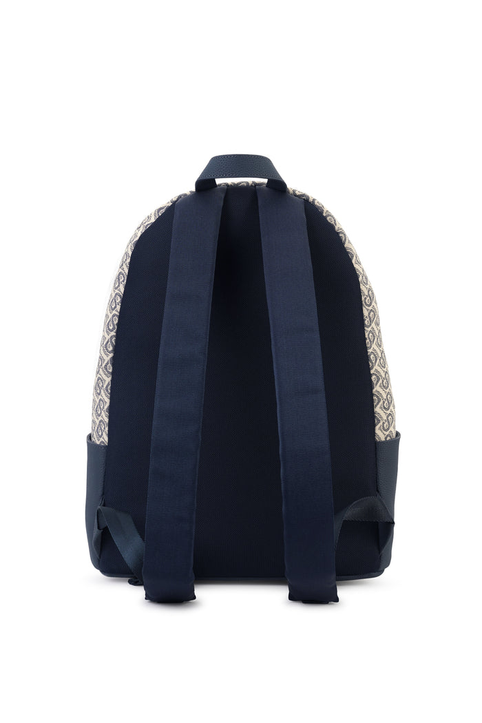 Bimu Jacquard Backpack Large - Navy