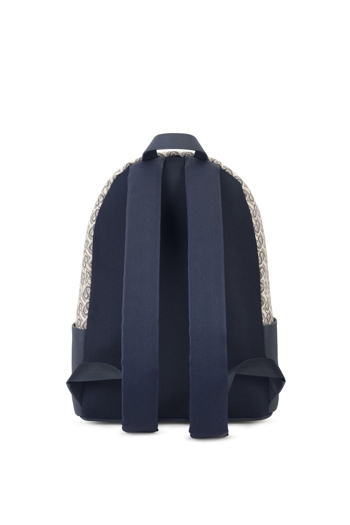 Bimu Jacquard Backpack Small - Navy