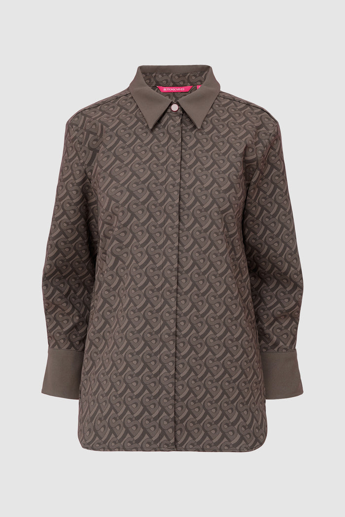 Bimu Monogram Basic Shirt - Chasen