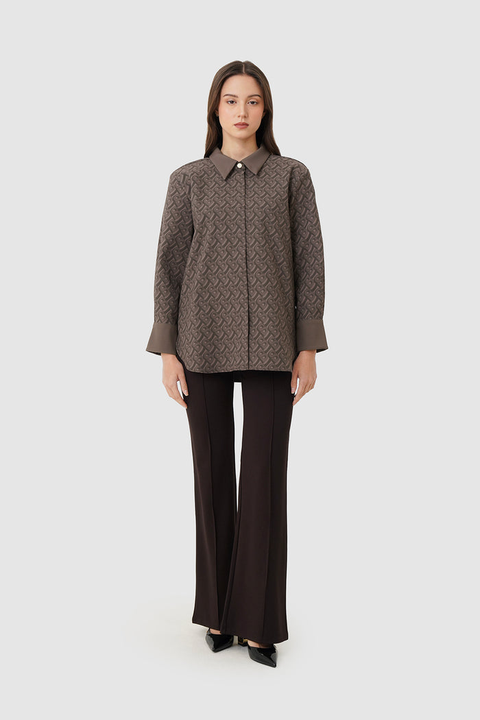 Bimu Monogram Basic Shirt - Chasen
