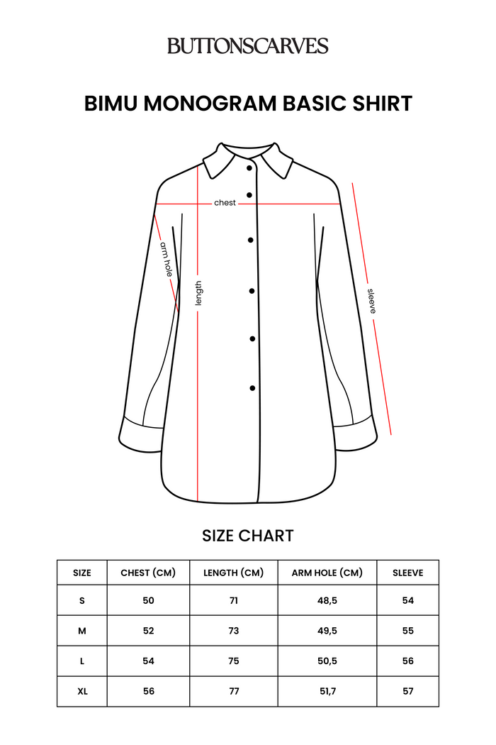 Bimu Monogram Basic Shirt - Chasen