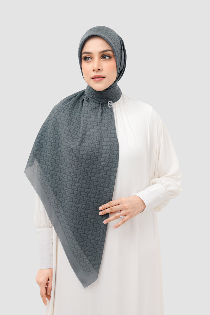Bimu Twill Square - Alloy