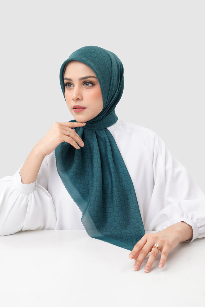Bimu Twill Square - Deep Teal