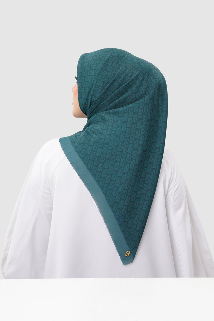 Bimu Twill Square - Deep Teal