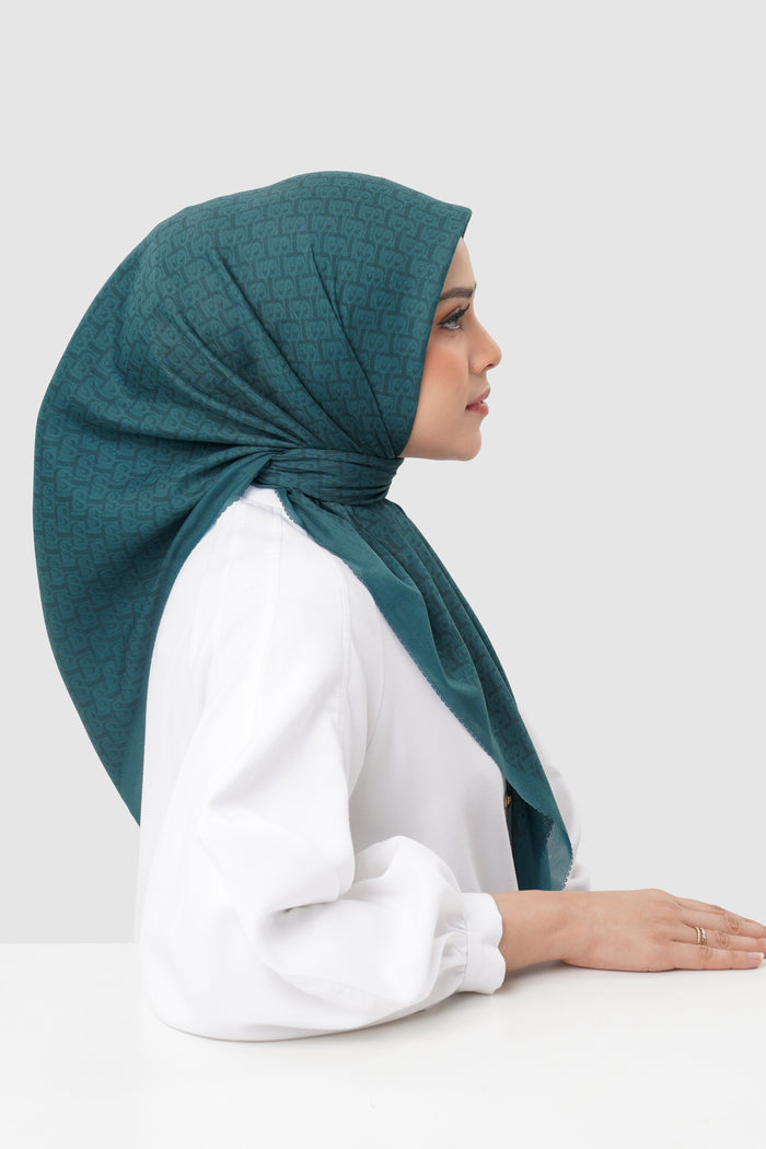 Bimu Twill Square - Deep Teal