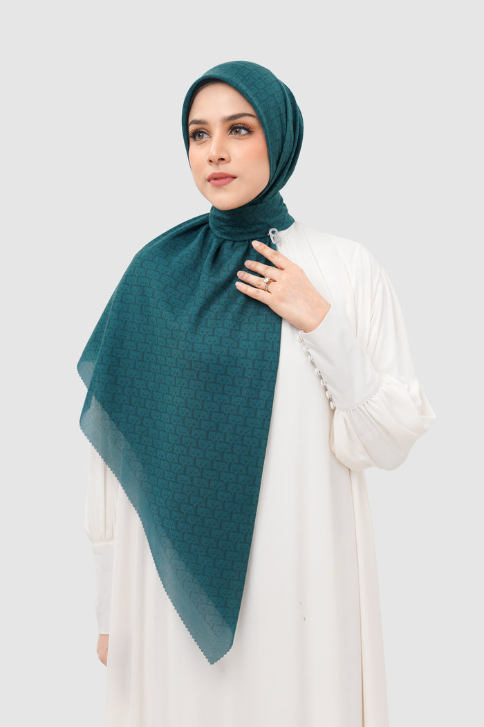 Bimu Twill Square - Deep Teal