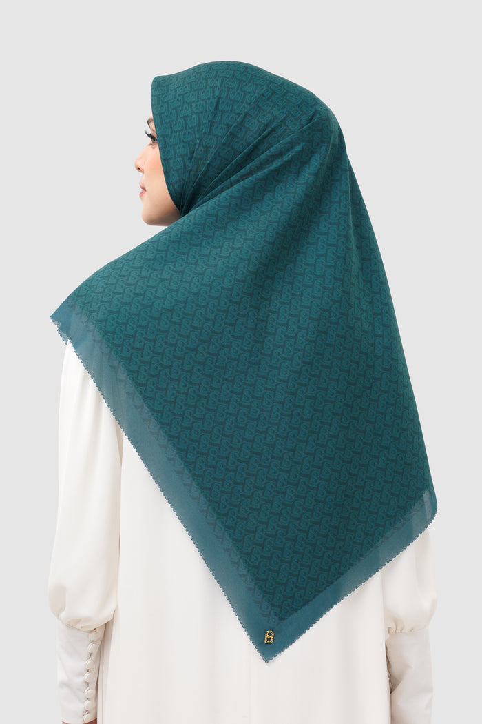 Bimu Twill Square - Deep Teal
