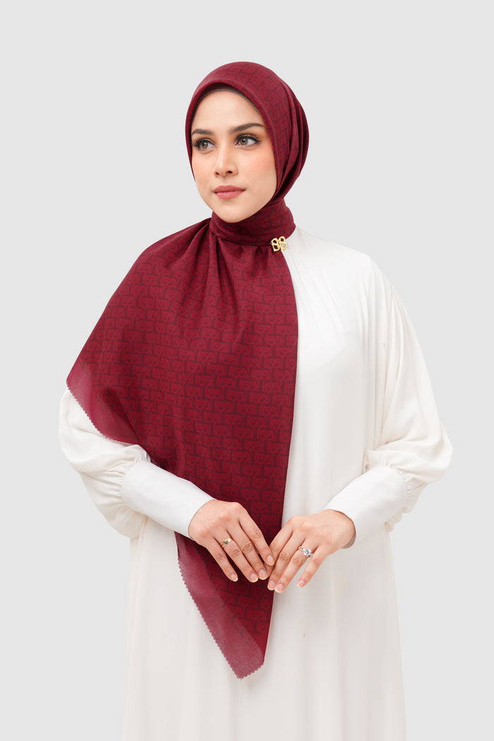 Bimu Twill Square - Haute Red
