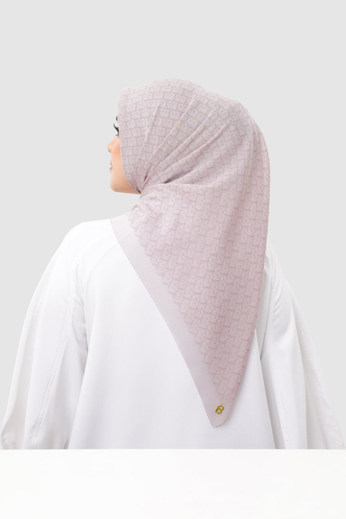 Bimu Twill Square - Pinkish Petals
